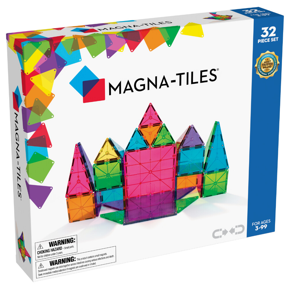 Magna Tiles - Clear 32pc