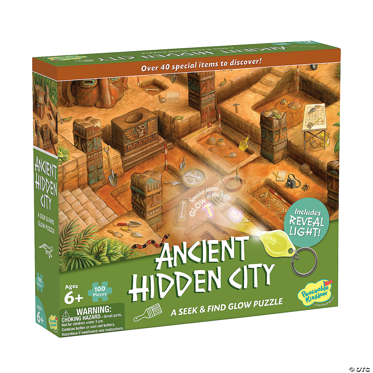 Seek &amp; Find Glow Puzzle: Ancient Hidden City