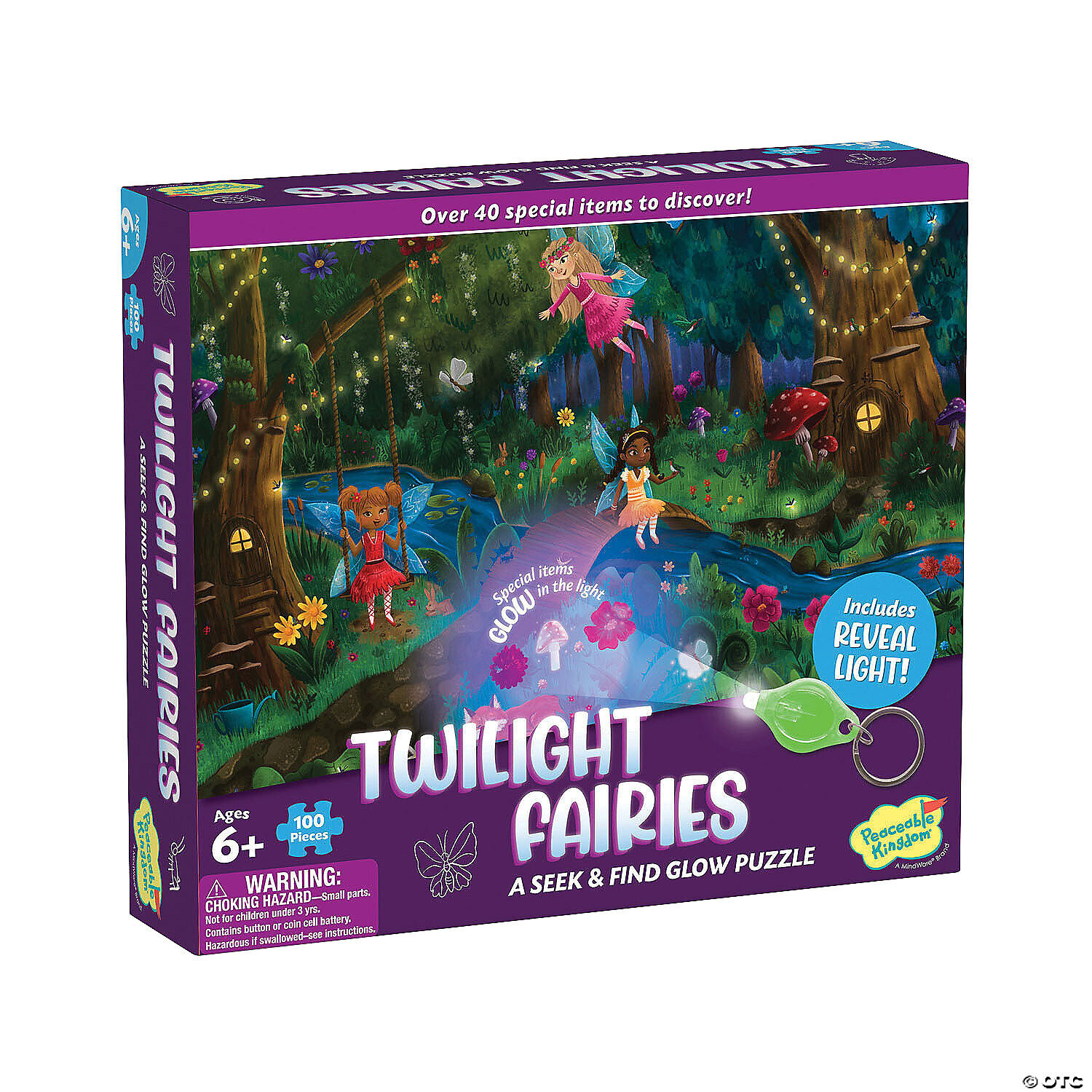 Seek &amp; Find Glow Puzzle: Twilight Fairies