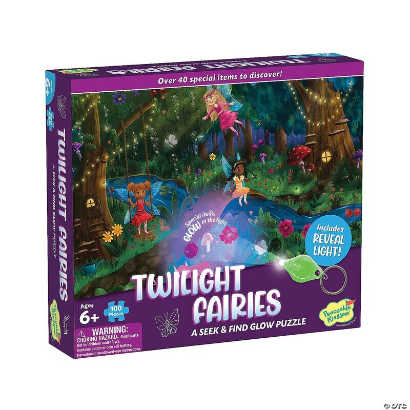 Seek &amp; Find Glow Puzzle: Twilight Fairies