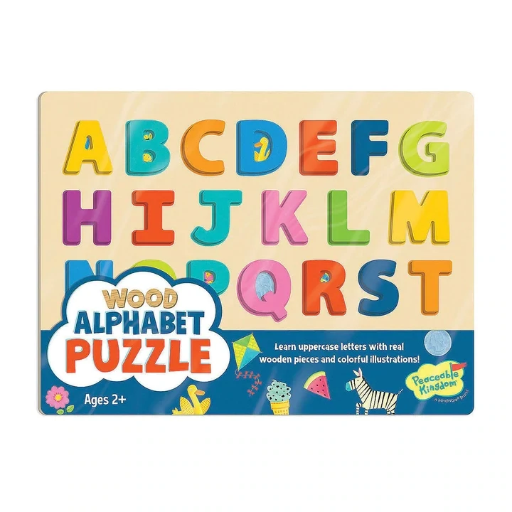 Wood  Alphabet Puzzle