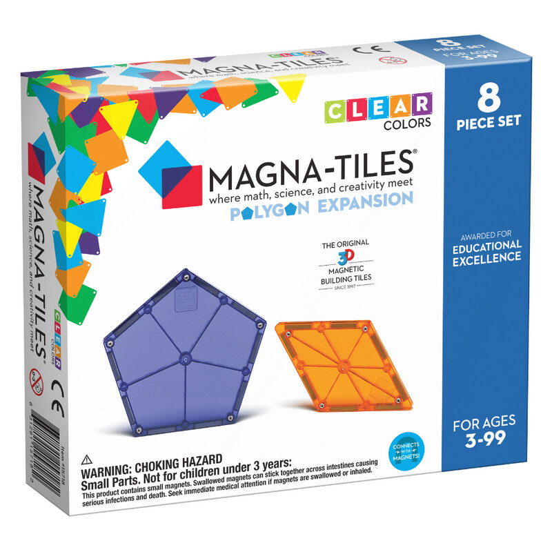 Magna Tiles - 8pc Polygon Expansion