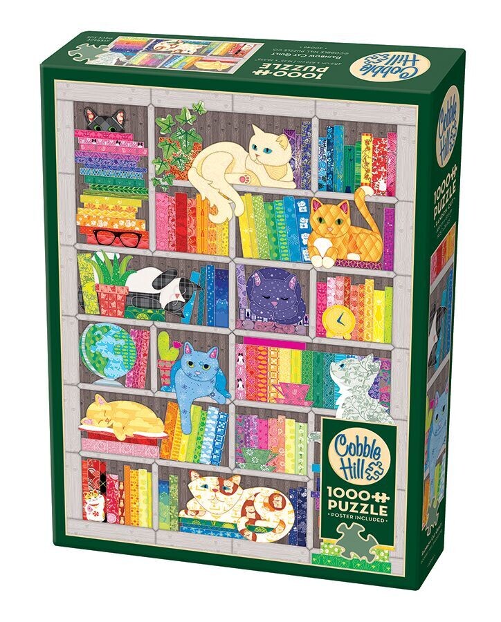 1000pc: Rainbow Cat Quilt