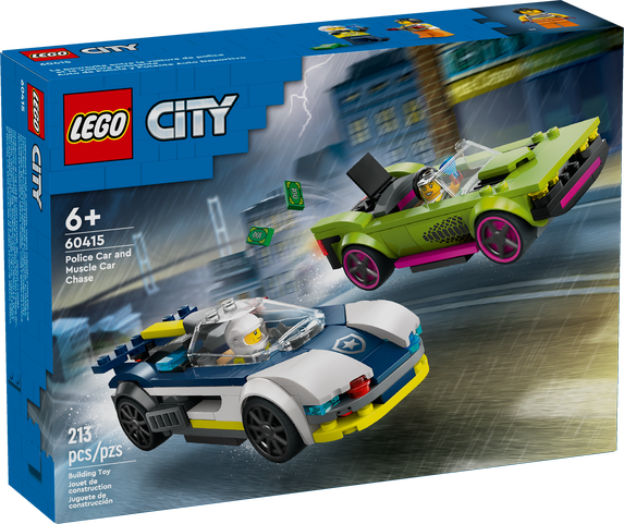 LEGO® CITY - Police Car and Muscle Car Chase