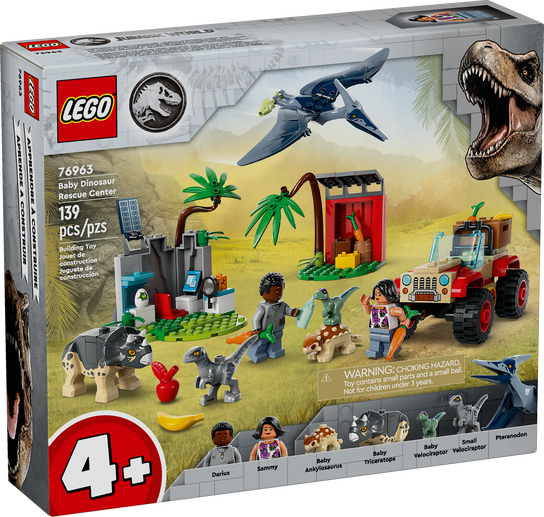LEGO® JURASSIC WORLD - Baby Dinosaur Rescue Center