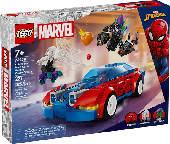 LEGO® SUPER HEROES MARVEL - Spider-Man Race Car &amp; Venom Green Goblin