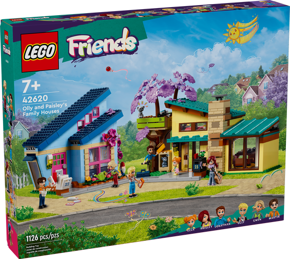 LEGO® FRIENDS - Olly and Paisley&#39;s Family Houses