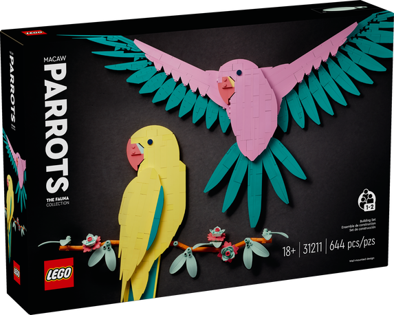 LEGO® ART - The Fauna Series - Macaw Parrots