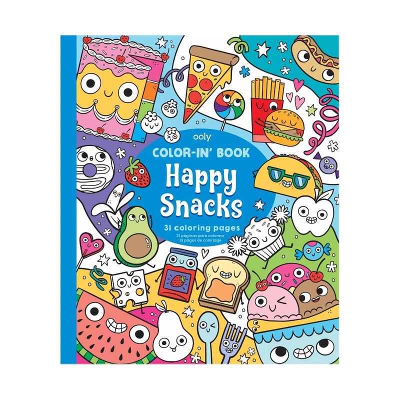 Color-In&#39; Book - Happy Snacks