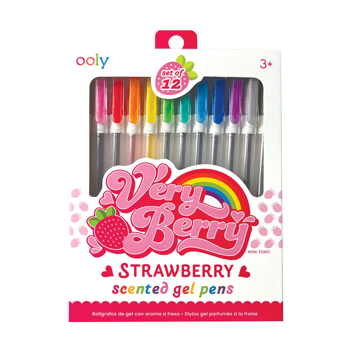 Very Berry- Strawberry Scented Gel Pens
