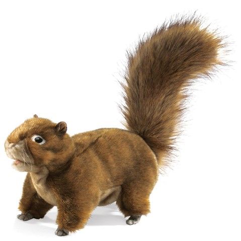 Folkmanis - Squirrel, Red