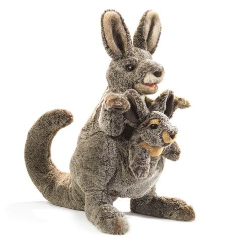 Folkmanis - Kangaroo with Joey