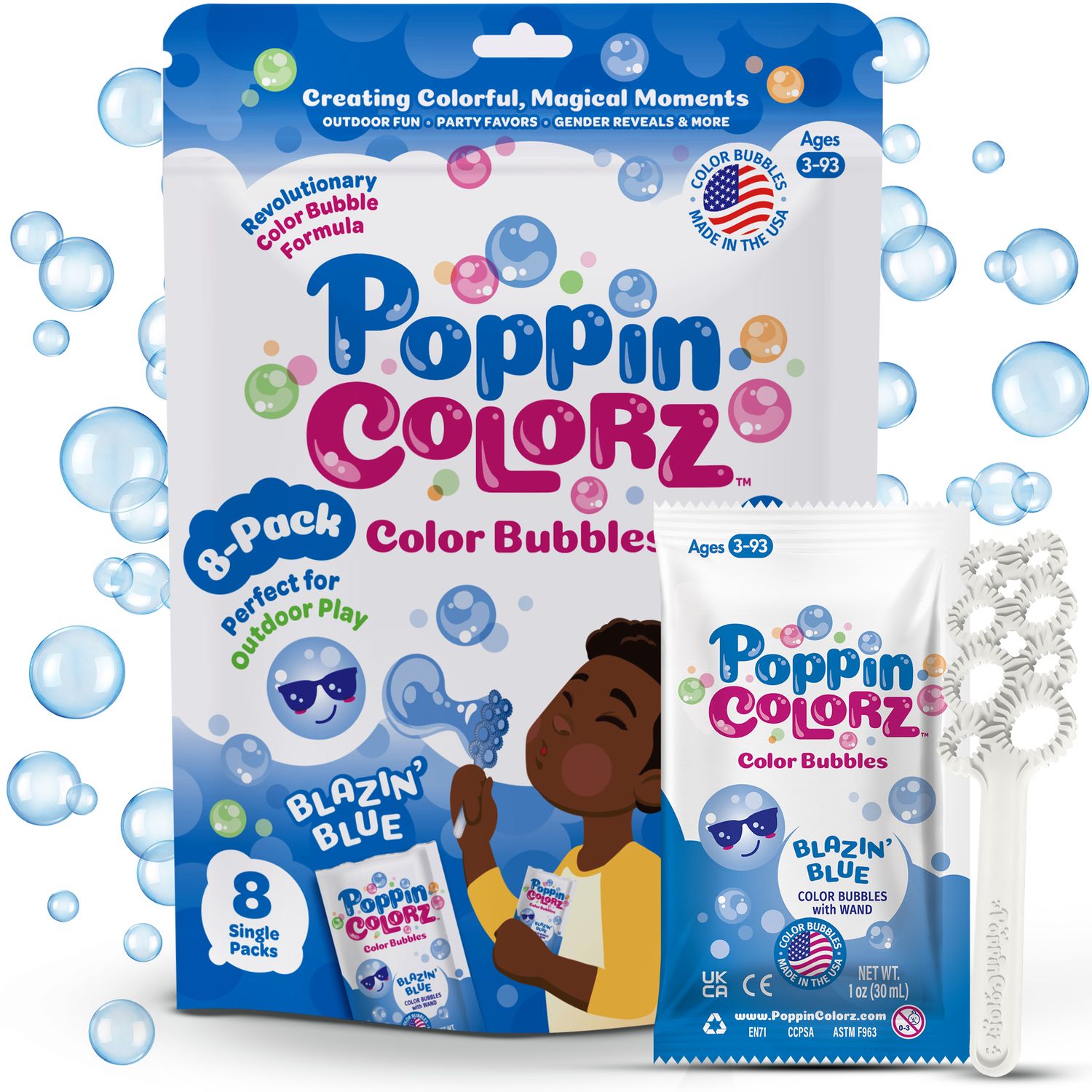 Poppin Colorz - Party Pack, Blazin&#39; Blue