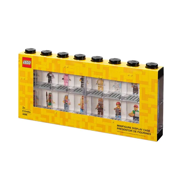LEGO® STORAGE - 16 Minifigure Display, Color: Black