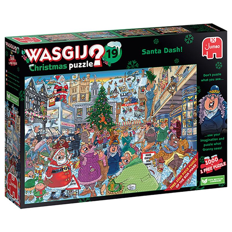 1000pc: Wasgij #19, Santa&#39;s Dash
