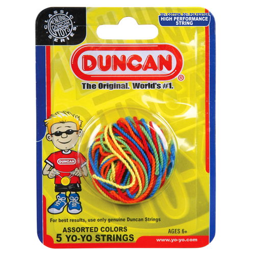 Duncan Yo-Yo - String 5pk Colors