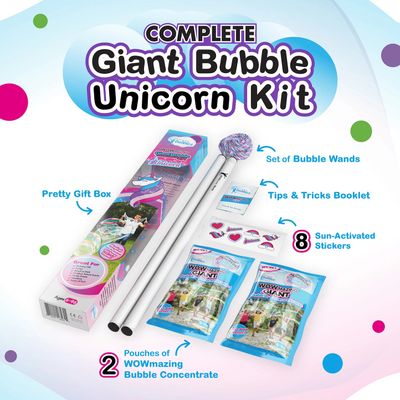 WOWMAZING - Unicorn Bubble Kit