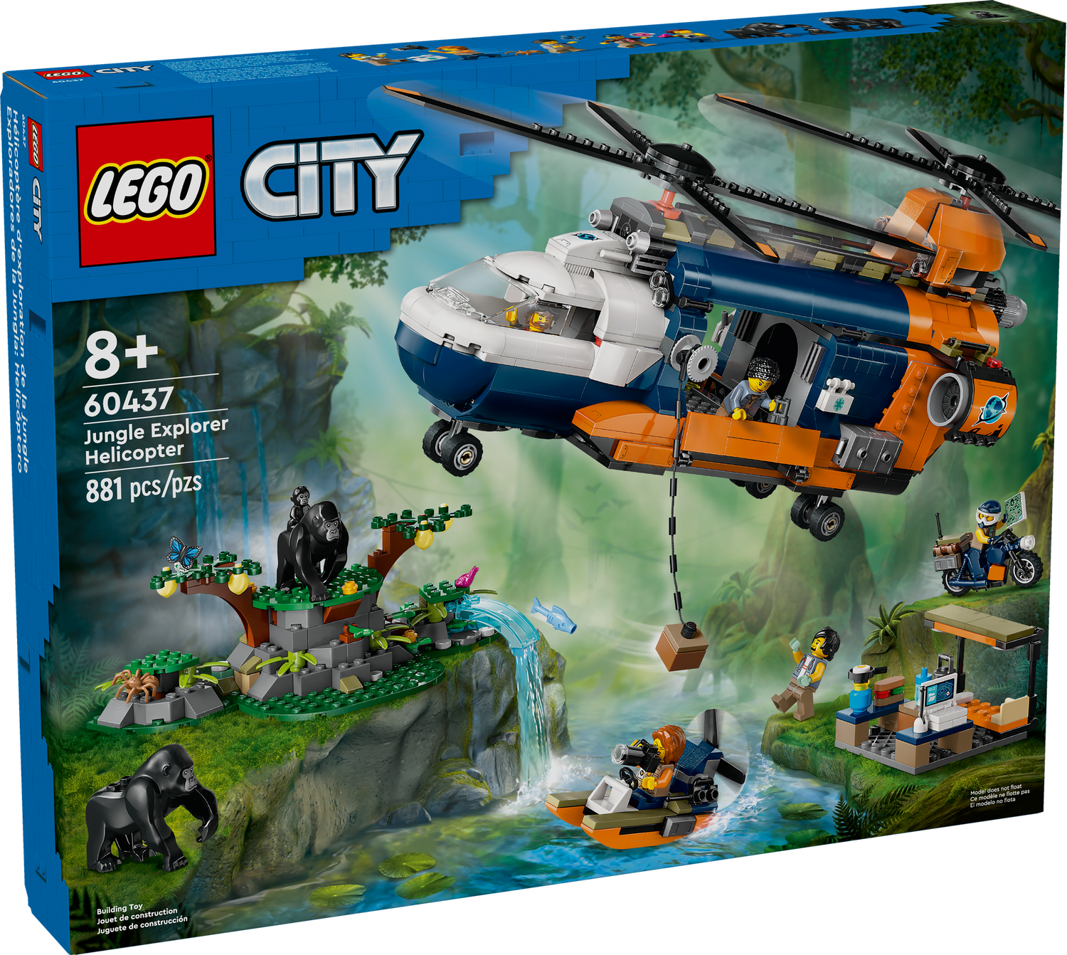 LEGO® CITY - Jungle Explorer Helicopter at Base Camp