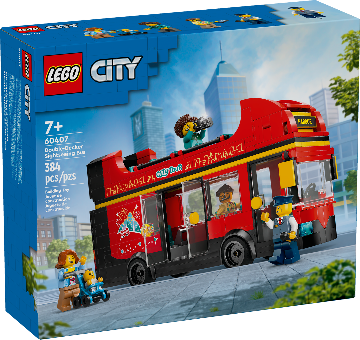 LEGO® CITY - Red Double-Decker Sightseeing Bus
