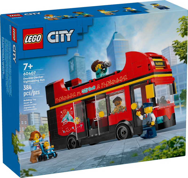 LEGO® CITY - Red Double-Decker Sightseeing Bus