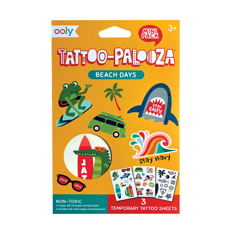 Tattoo-Palooza Mini Temporary Tattoos - Beach Days