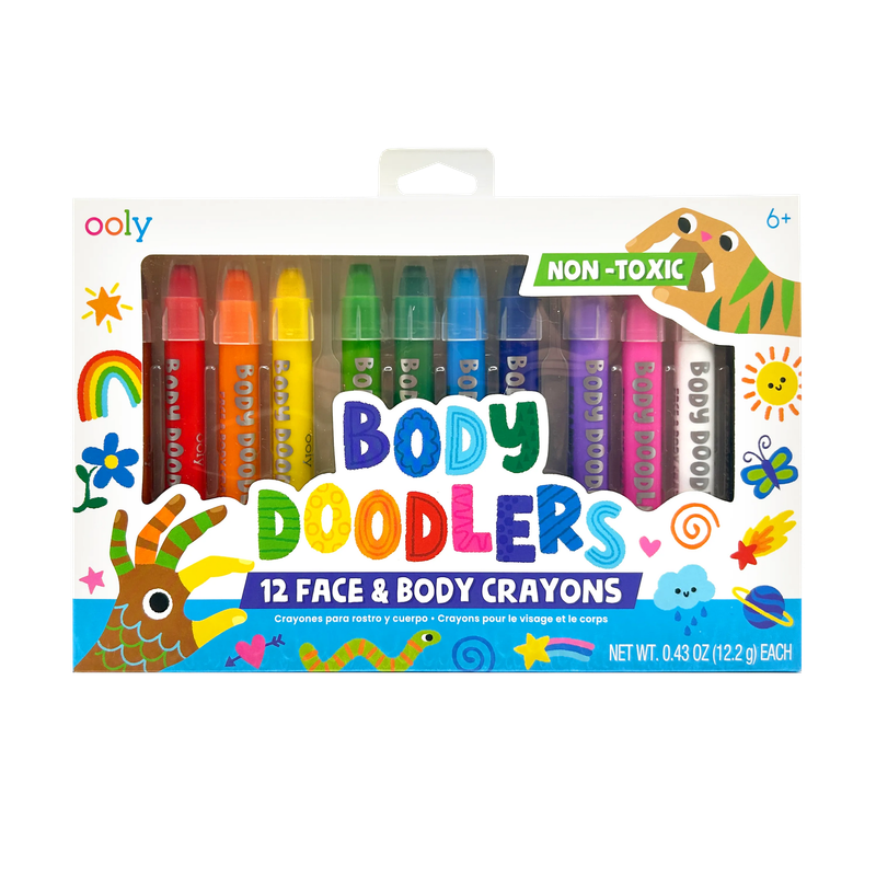 Body Doodlers Face &amp; Body Crayons, 12pk