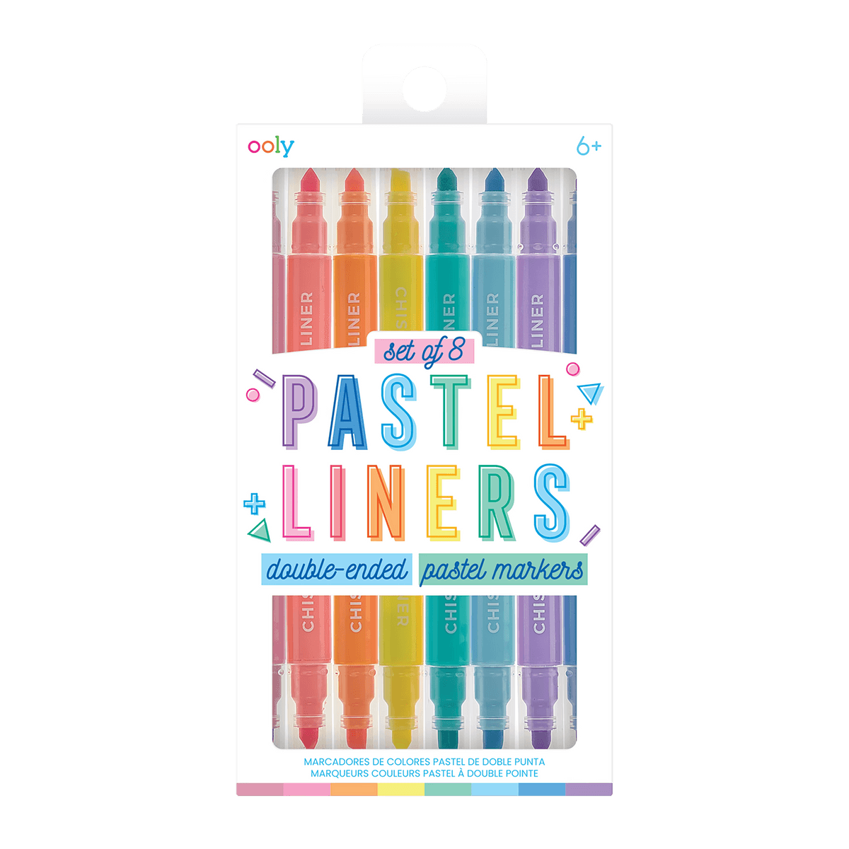 Pastel Liners Markers 8pk