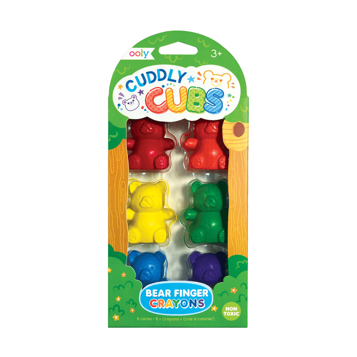Cuddly Cubs Bear Finger Crayons