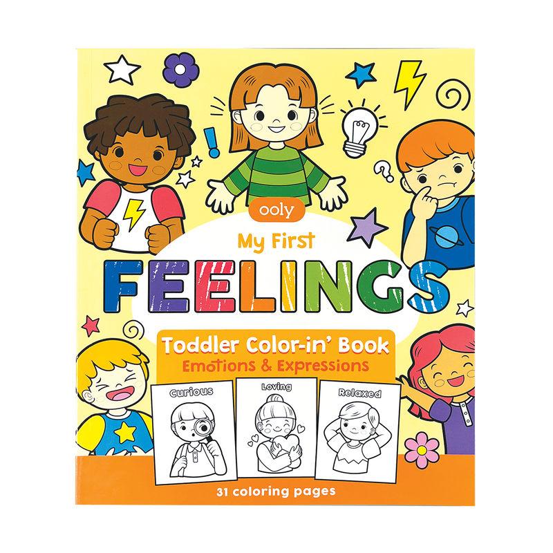 Toddler Colorin&#39; Book - Feelings