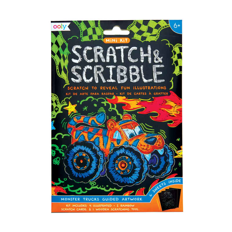 Mini Scratch &amp; Scribble - Monster Truck