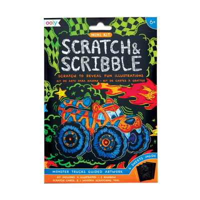 Mini Scratch &amp; Scribble - Monster Truck