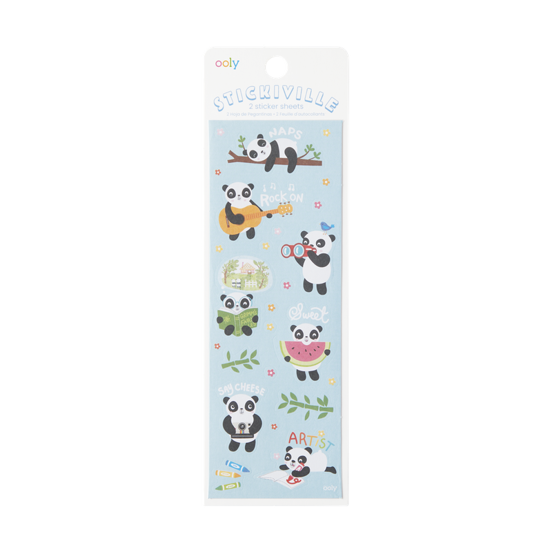 Stickiville Skinny - Playful Pandas