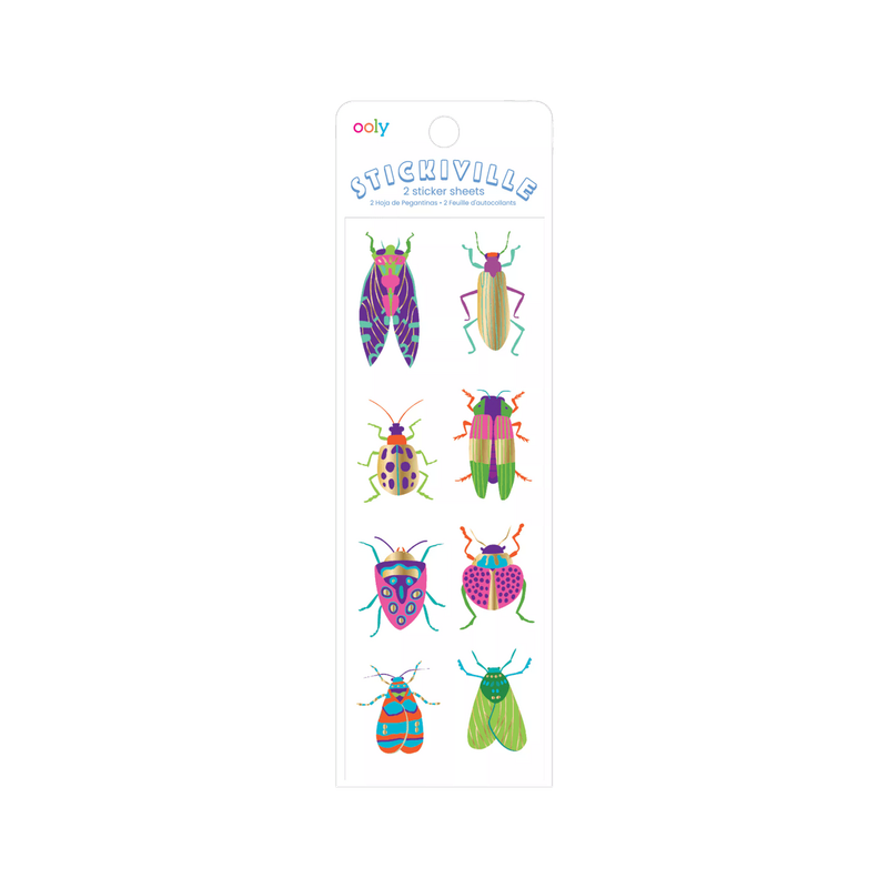 Stickiville Skinny - Fancy Bugs (Metallic)