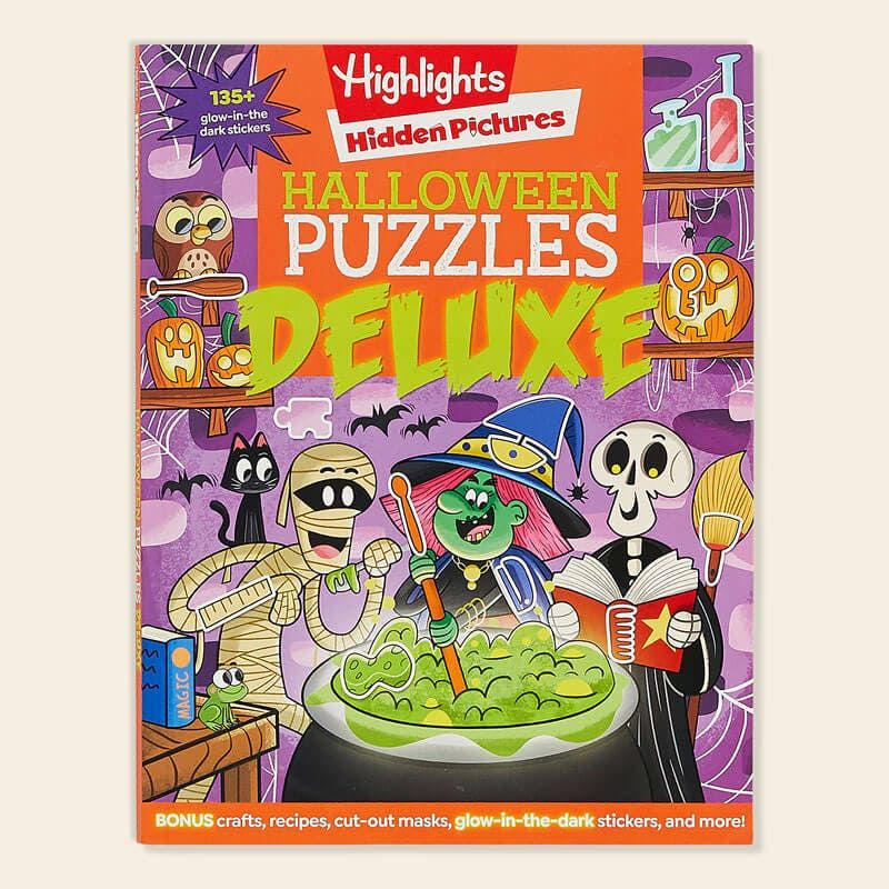 Halloween Puzzles Deluxe Activity Book