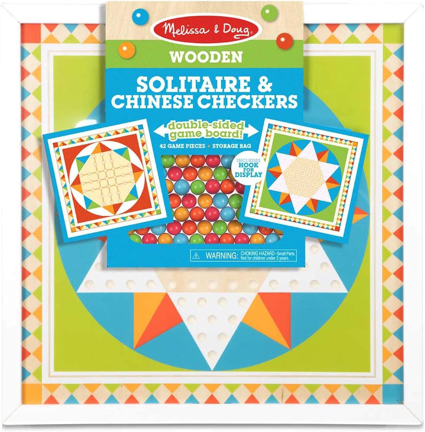 Solitaire &amp; Chinese Checkers - Wood