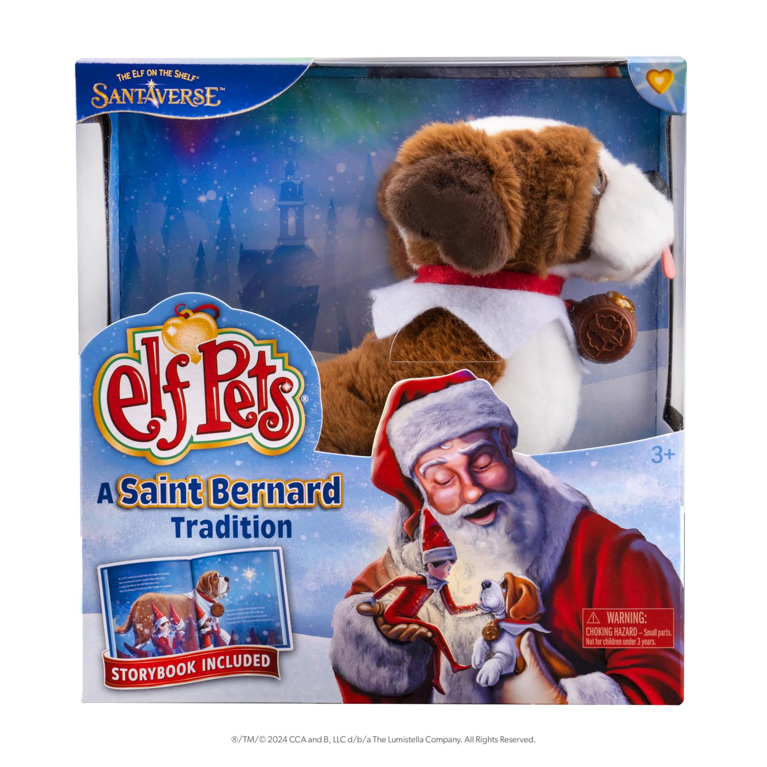 The Elf on the Shelf - Elf Pets St. Bernard