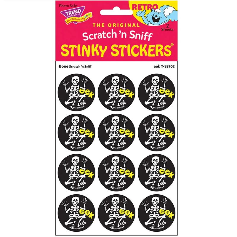 Scratch &#39;N Sniff Stinky Stickers - Eek, Bone