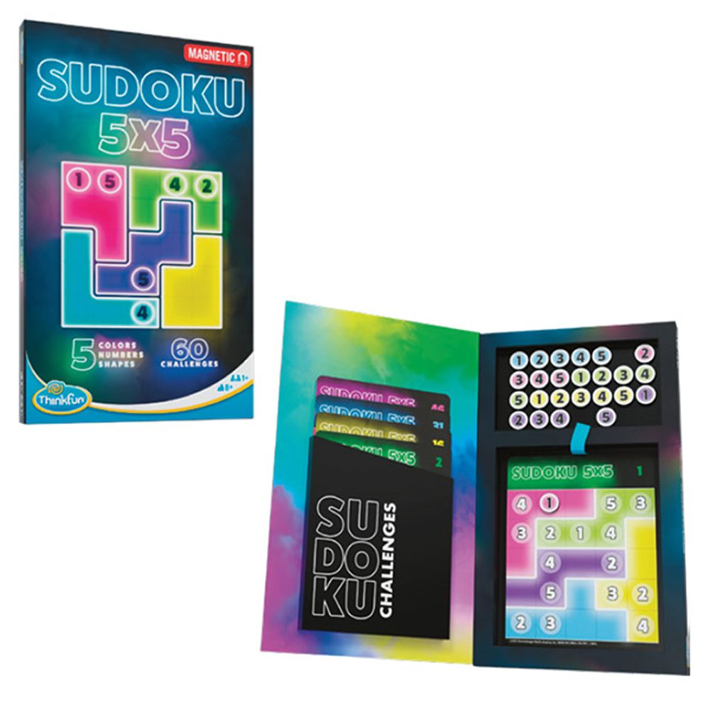 Sudoku 5x5 Magnetic Travel Puzzle