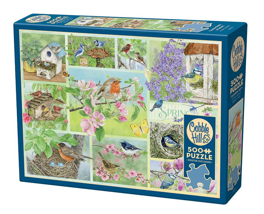 500pc: Garden Birds in Spring