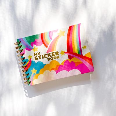 Hardcover Sticker Book -