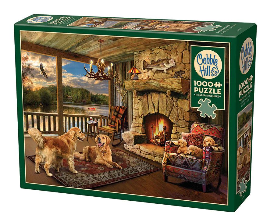 1000pc: Lakeside Cabin