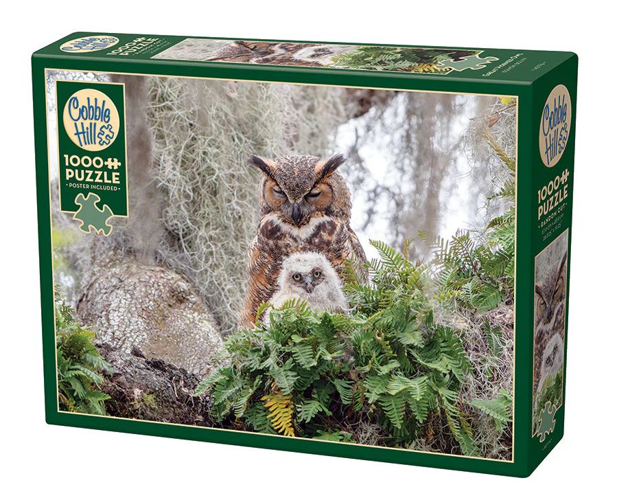 1000pc: Great Horned Owl