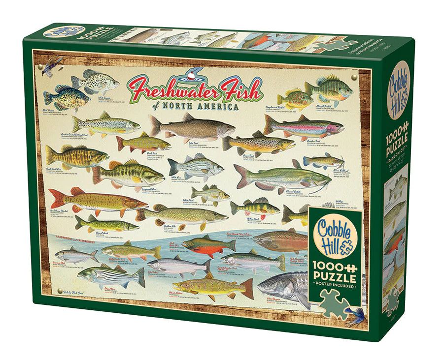 1000pc: Freshwater Fish of N. America