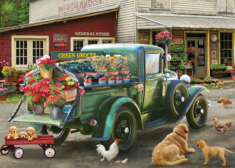 35pc: Tray Puzzle - Green Grocer