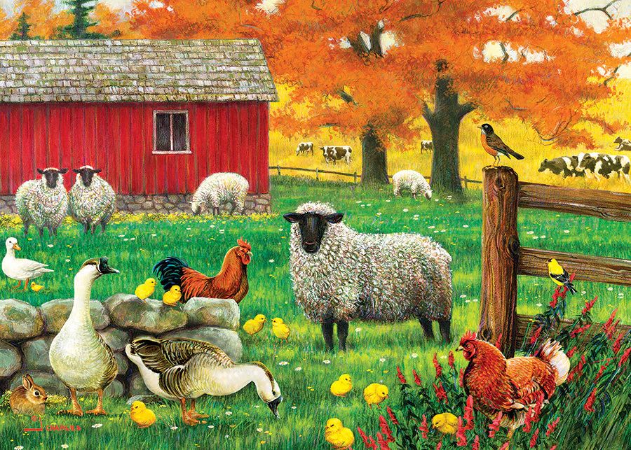 35pc: Tray Puzzle - Sheep Farm