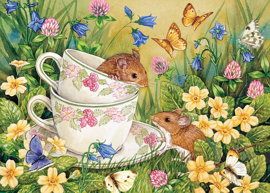 35pc: Tray Puzzle - Tiny Tea Time