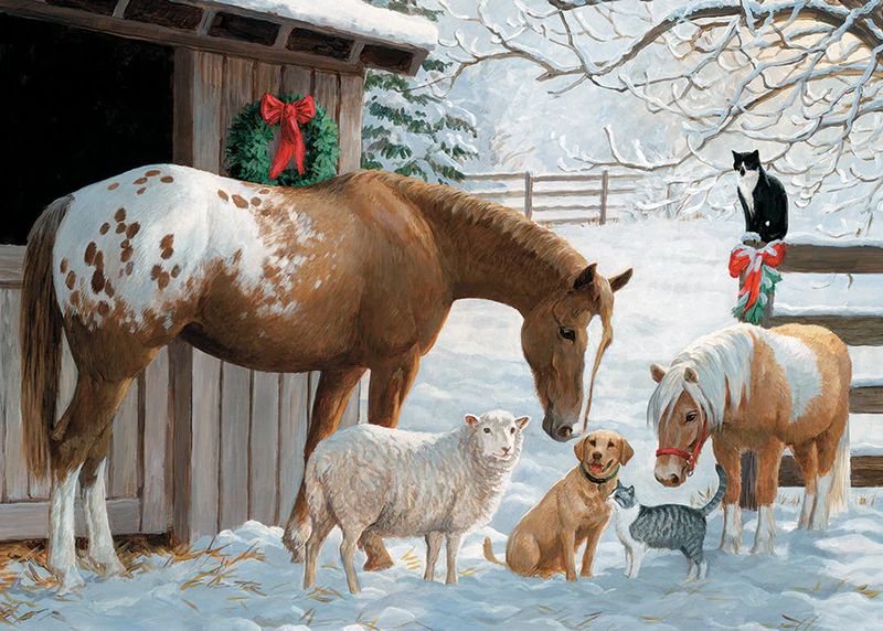 35pc: Tray Puzzle - Barnyard Greetings