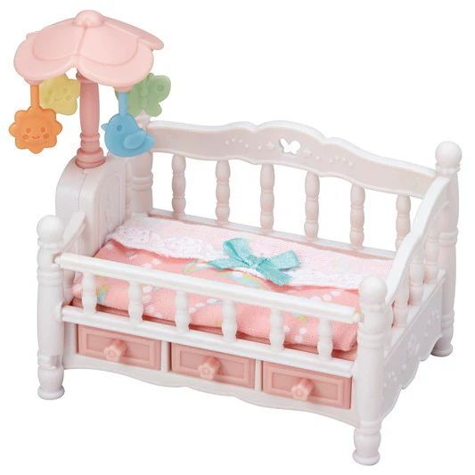 Triplets Crib with Mobile
