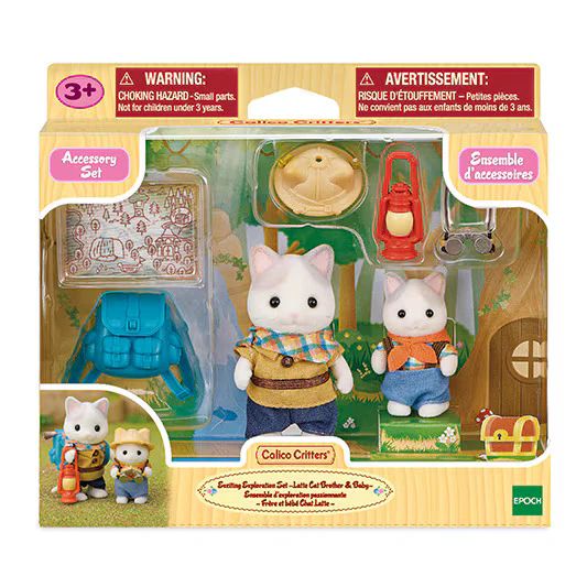 Exciting Expolration Set - Latte Cat Brother &amp; Baby