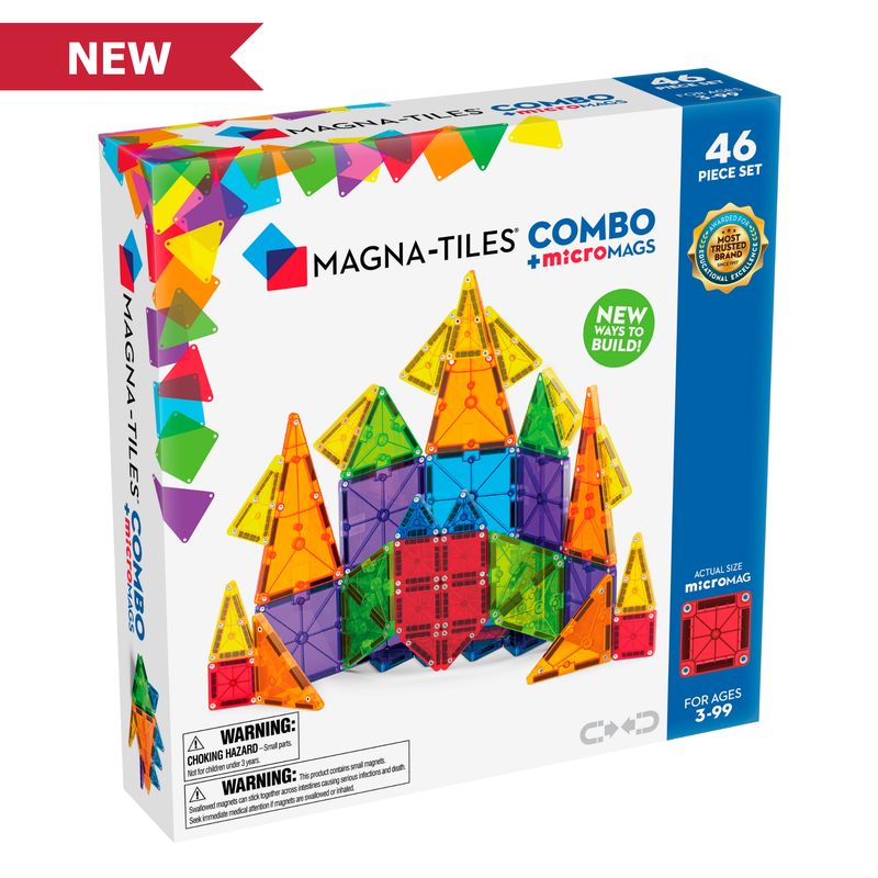 Magna Tiles - MicroMags 46 Piece Combo Set